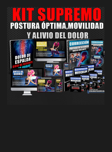 Kit Supremo Postura öptima y alivio del dolor